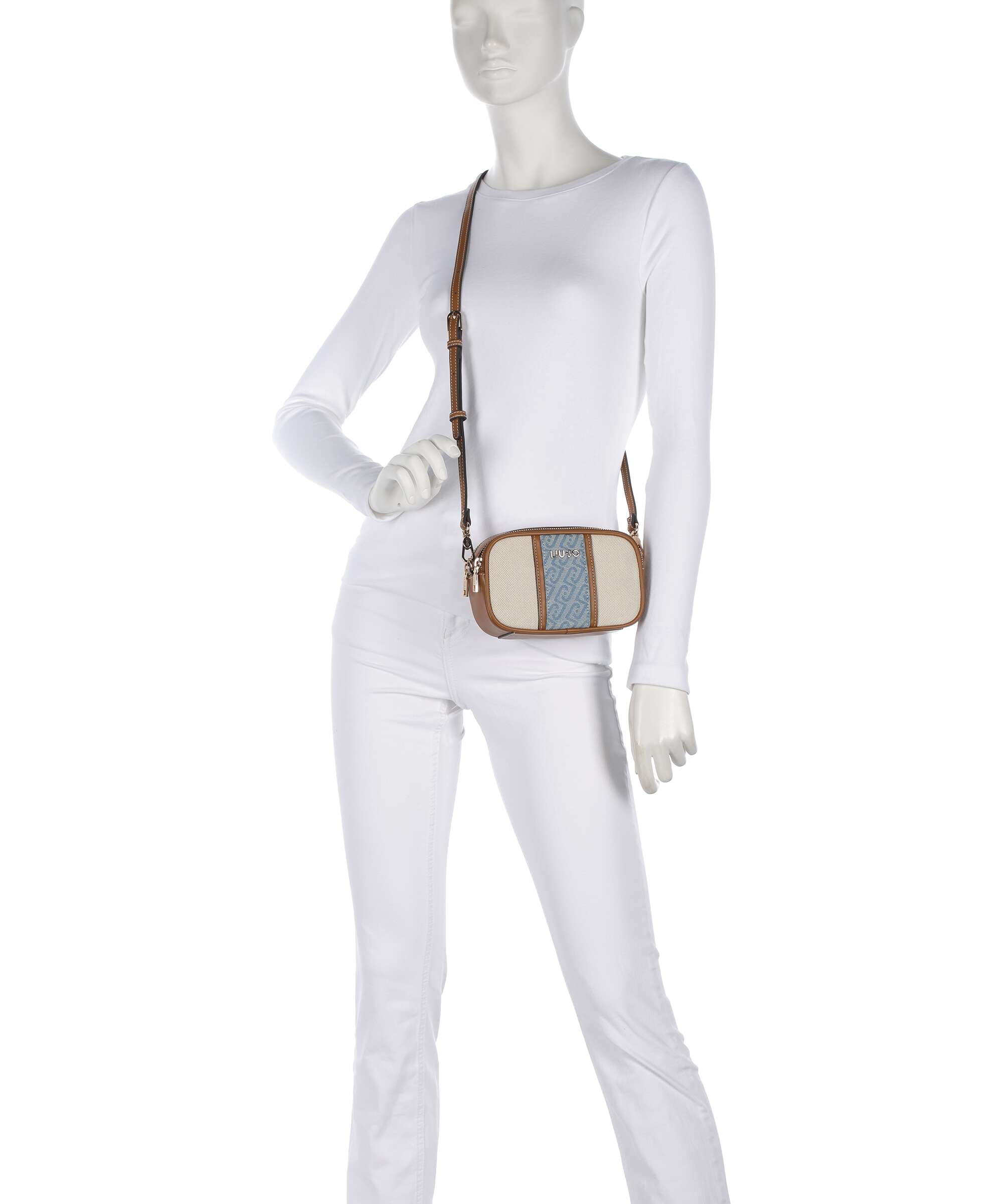 Liu Jo Ridhi S Crossbody bag neutro/denim