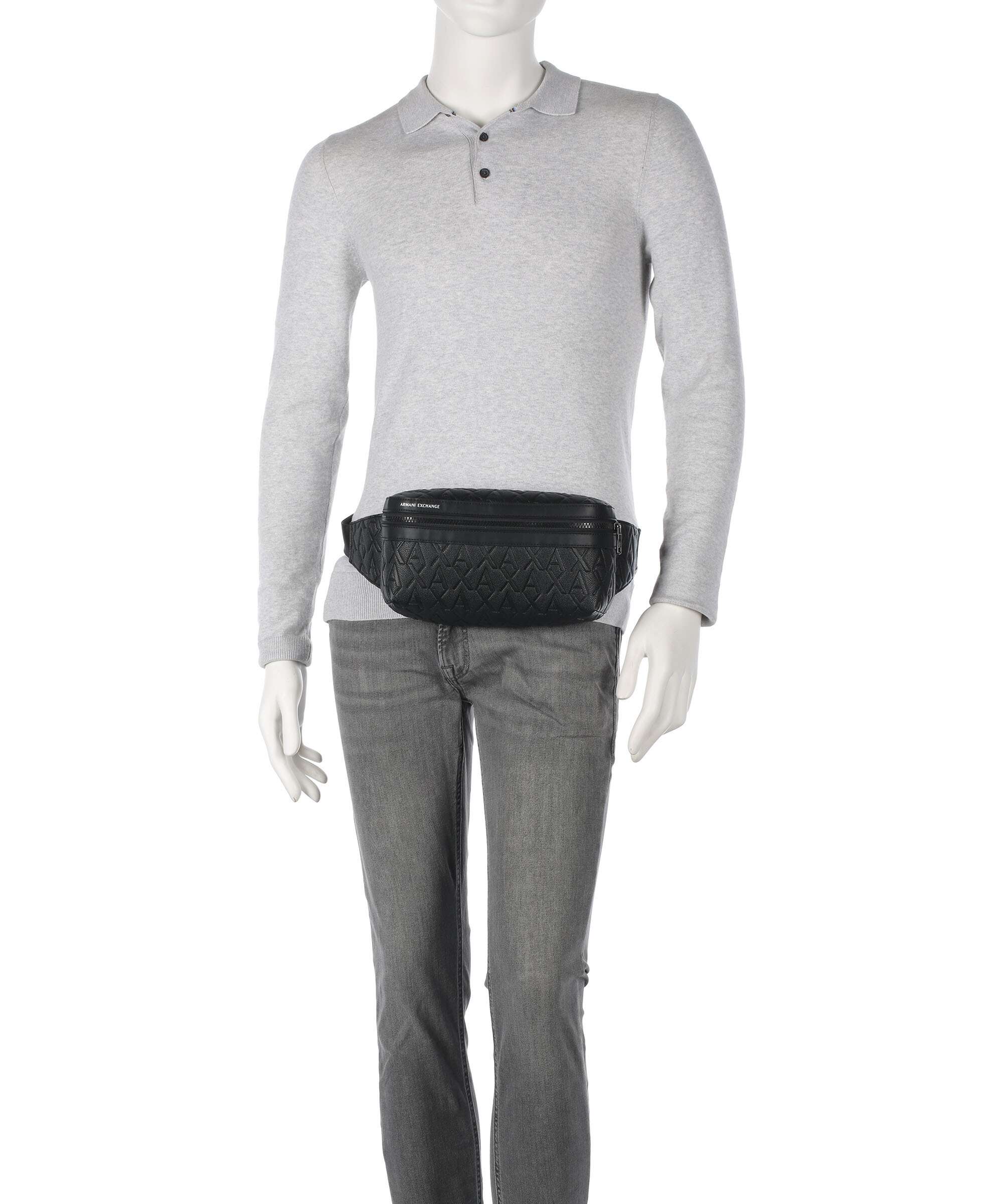 Armani Exchange Liam Fanny pack black