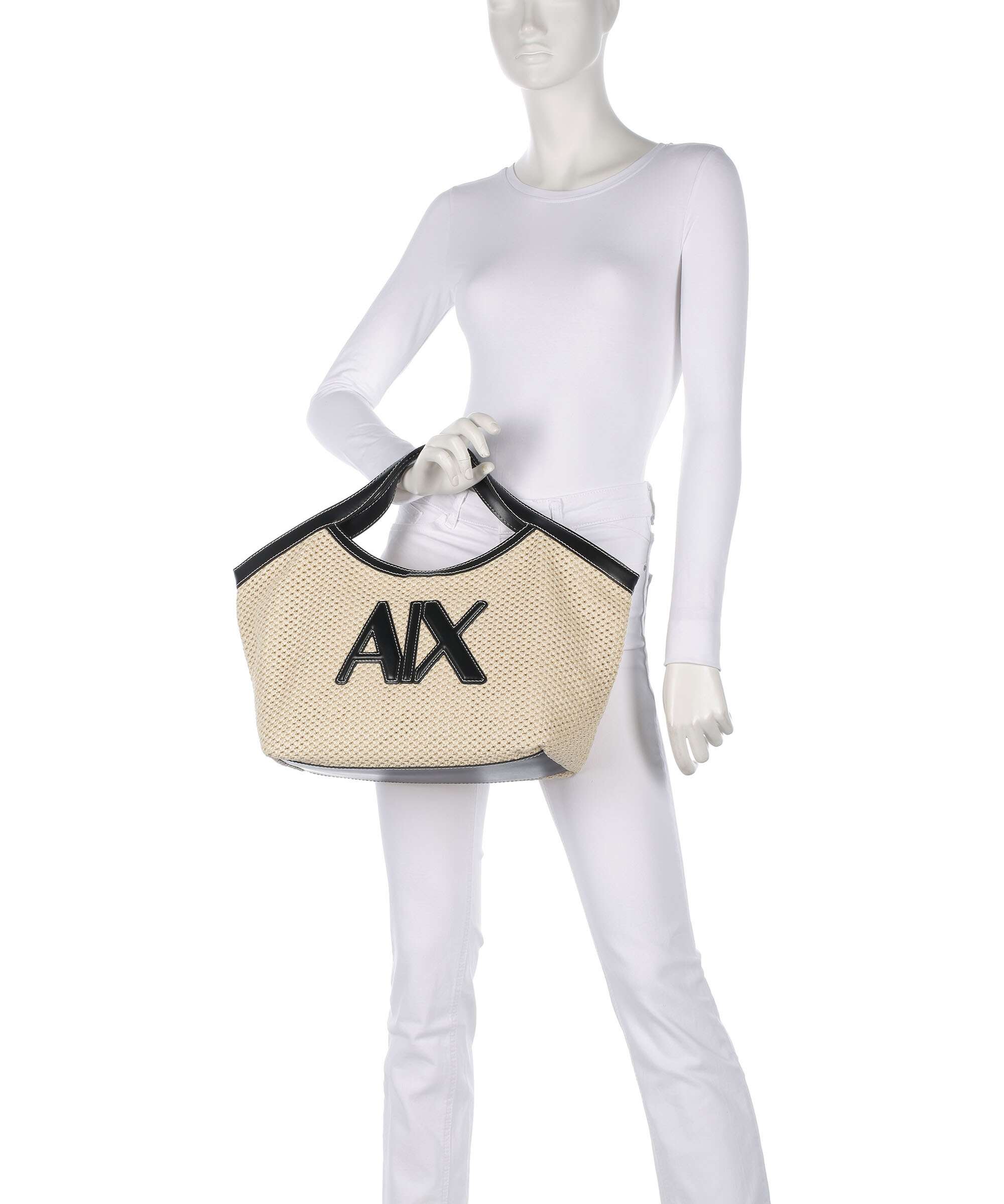 Armani Exchange Sandy Tote bag natural/black