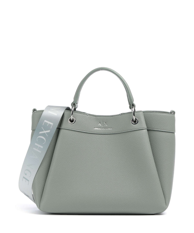 Armani Exchange Wave M Handbag sage