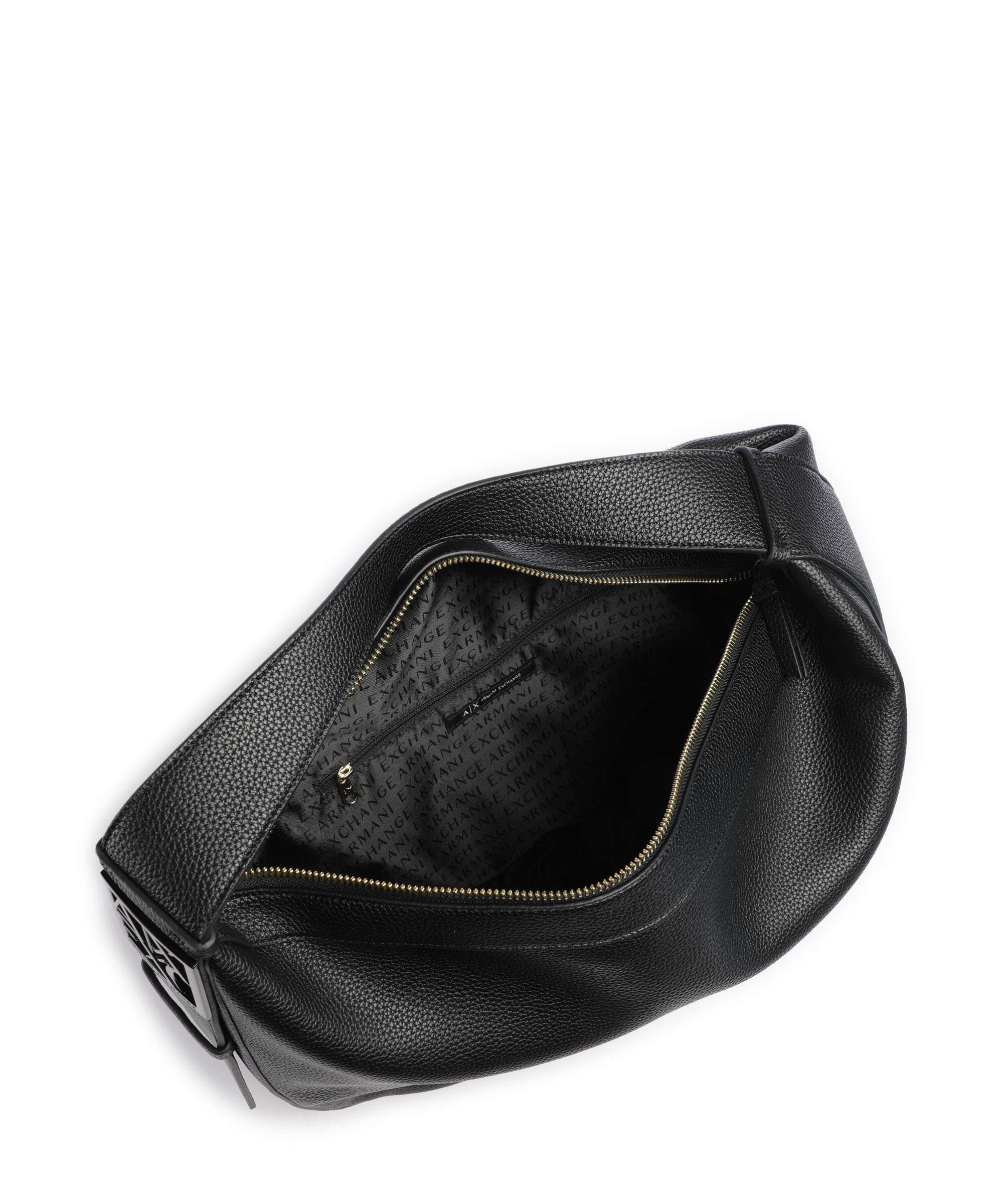 Armani Exchange Susie L Hobo bag black