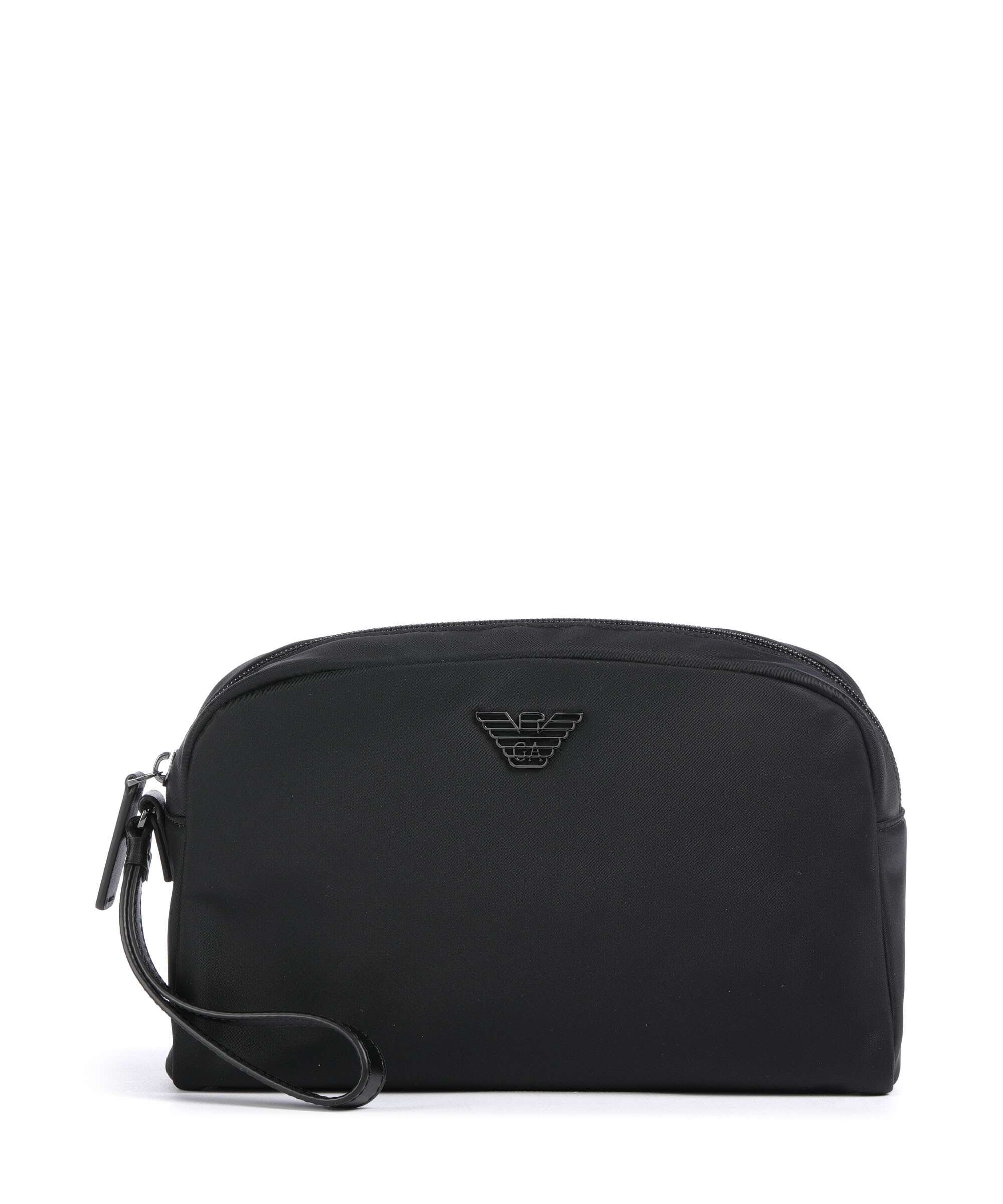 Emporio Armani Recycled Nylon Toiletry bag black beauty