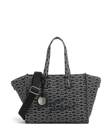 Emporio Armani La Gio Cabas blu/ecru