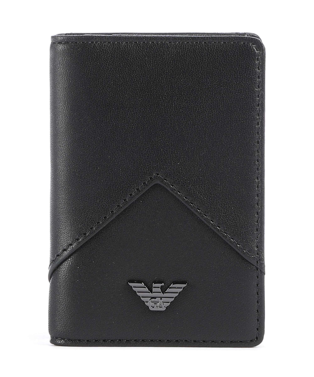 Emporio Armani Premium Nappa Credit card holder black beauty