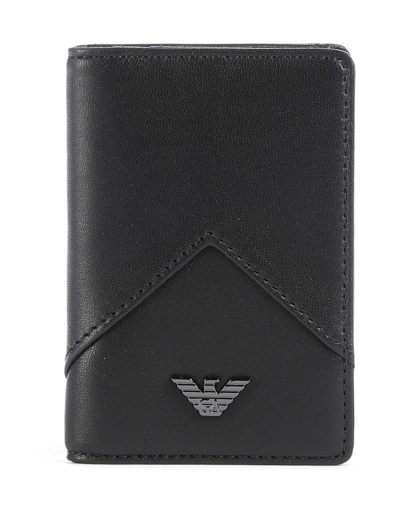 Emporio Armani Premium Nappa Credit card holder black beauty