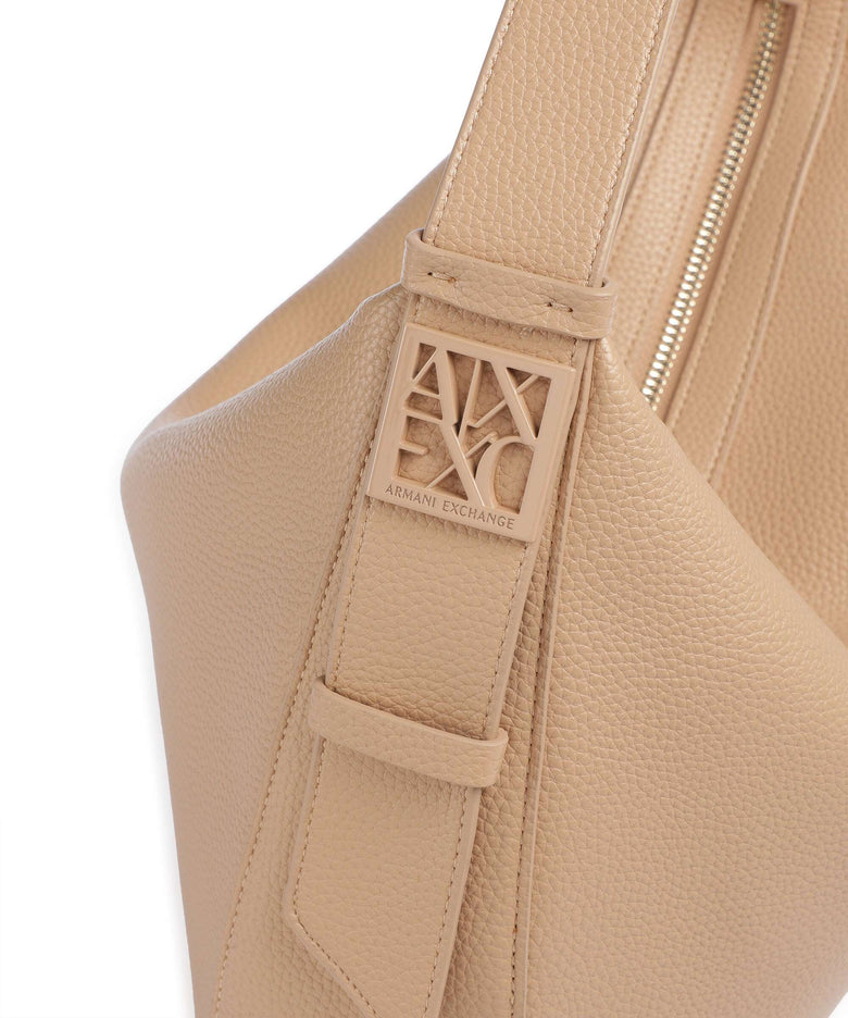 Armani Exchange Susie M Hobo bag candied ginger