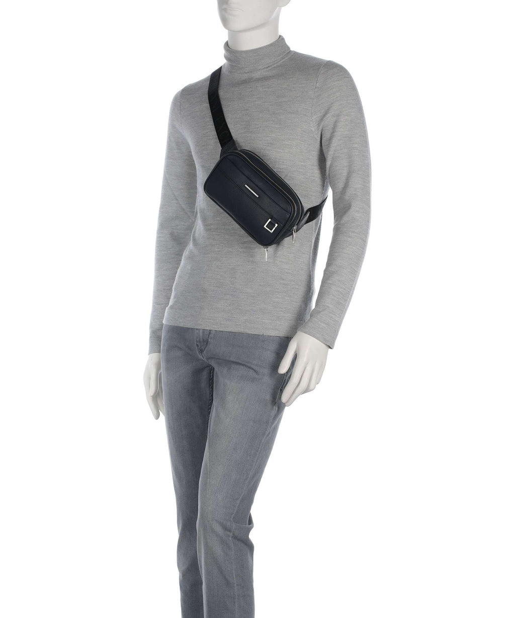 Armani Exchange New York Belt bag navy salute