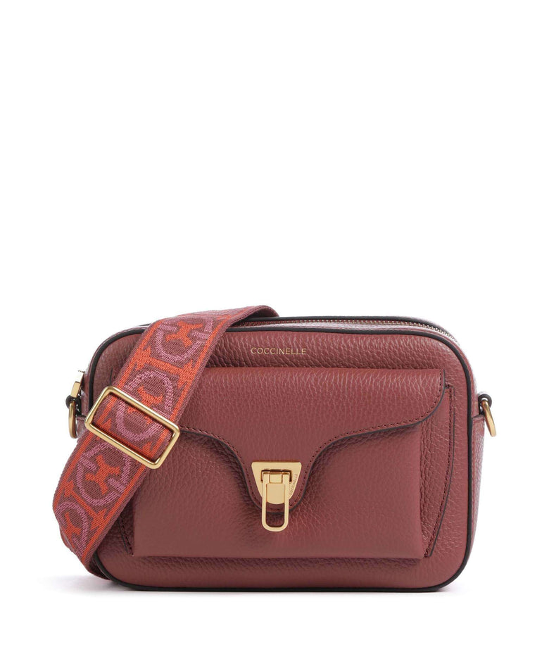 Coccinelle Beat Soft Ribbon Crossbody bag brandy