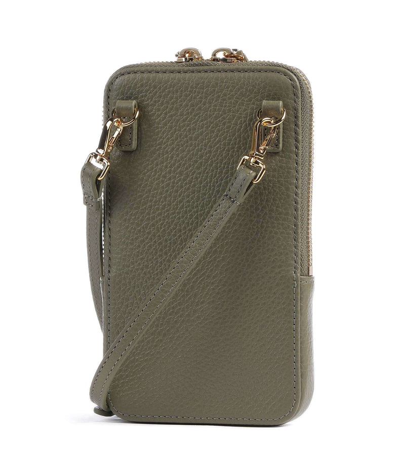 Coccinelle Flor Phone bag laurel green