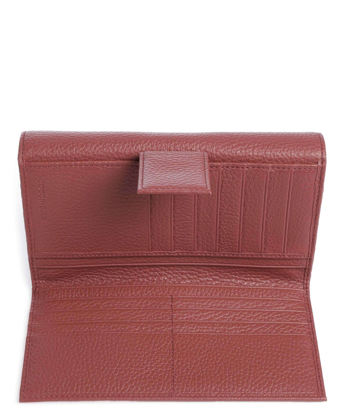 Coccinelle Metallic Soft Wallet brandy