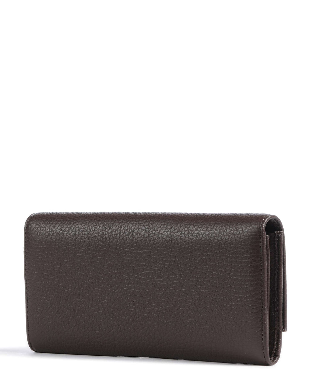 Coccinelle Metallic Soft Wallet fondant brown