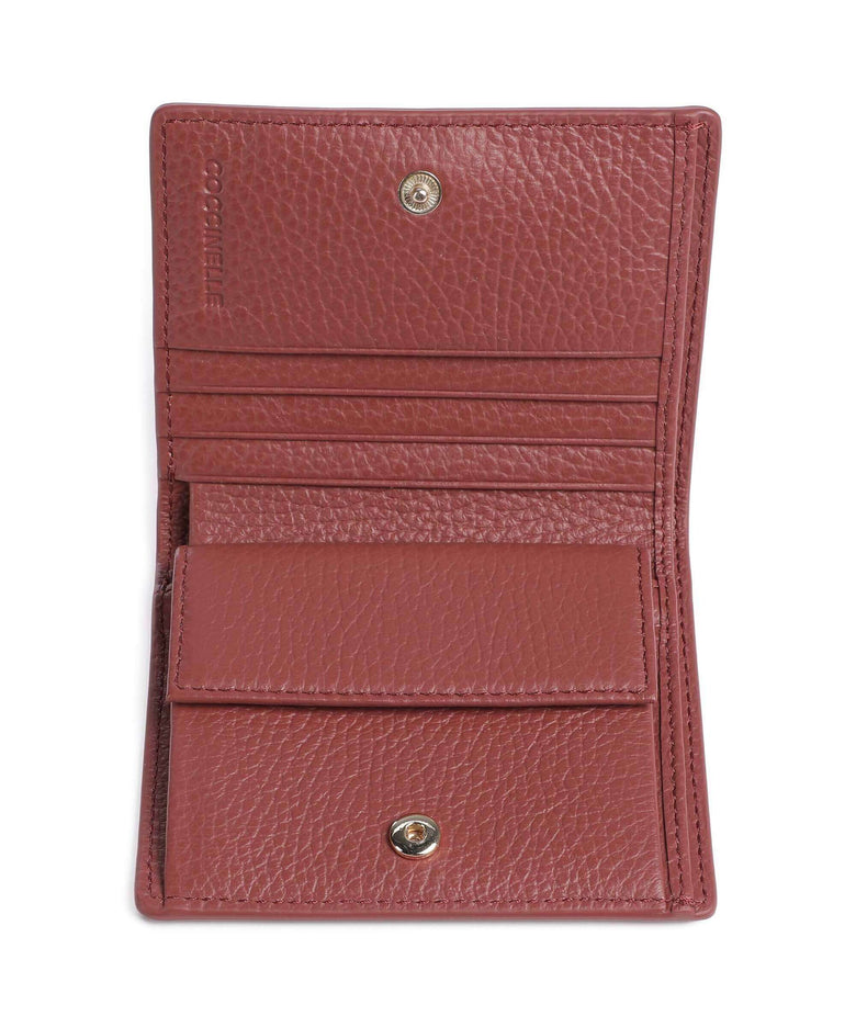 Coccinelle Metallic Soft Wallet brandy