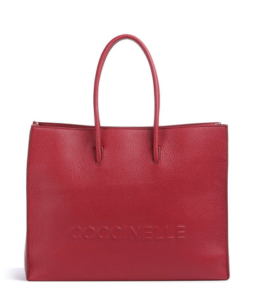 Coccinelle Myrtha Maxi Logo Cabas sangria