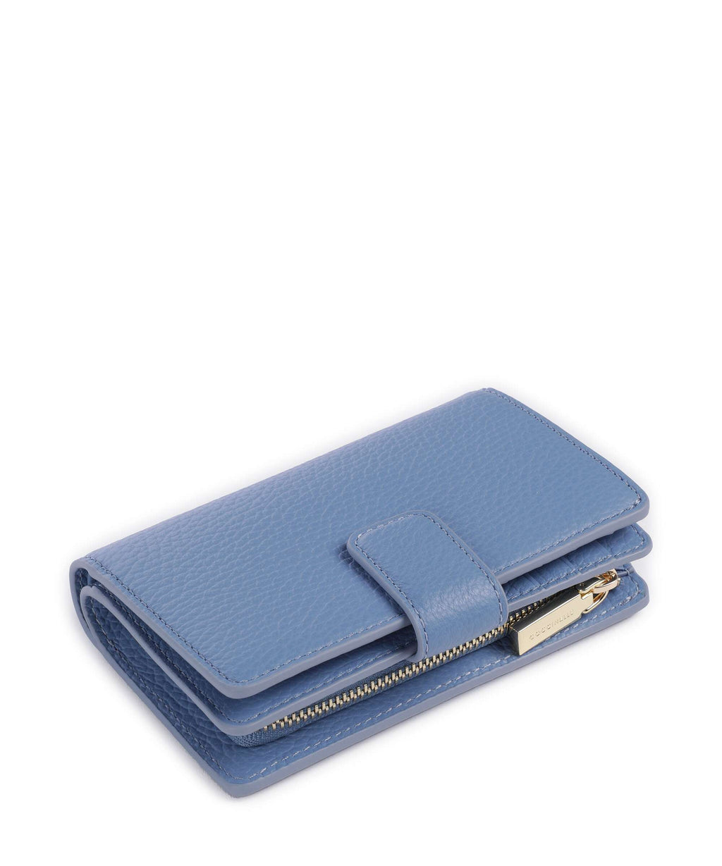 Coccinelle Metallic Soft Wallet azul
