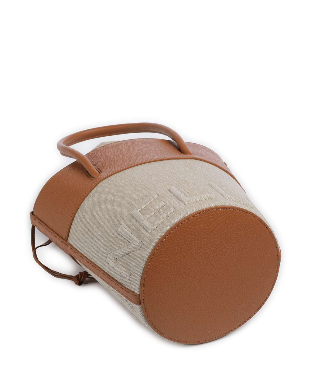 Coccinelle Myrtha Canvas Bucket bag natural/cuir