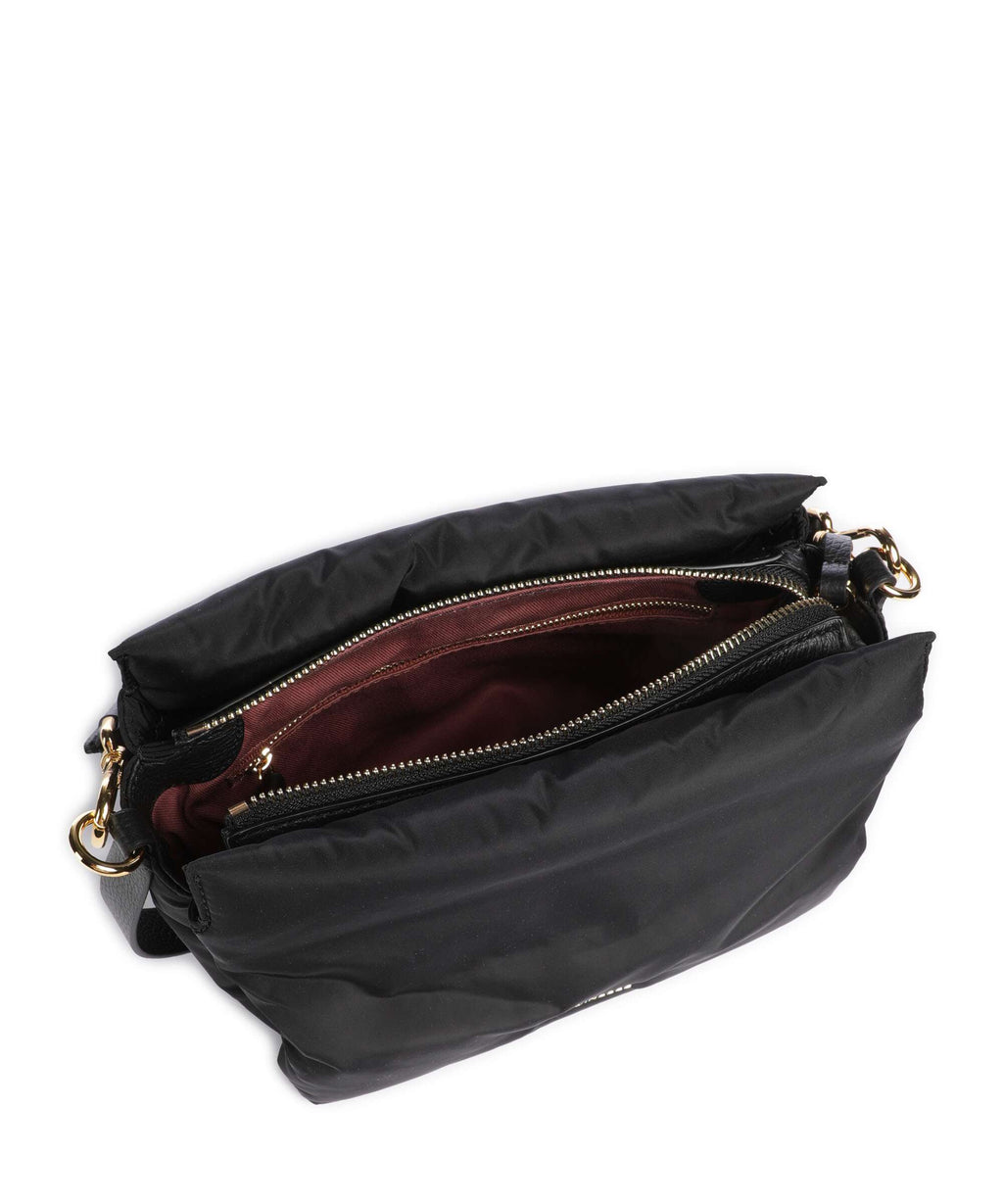 Coccinelle Boheme Puffy Nylon Handbag noir