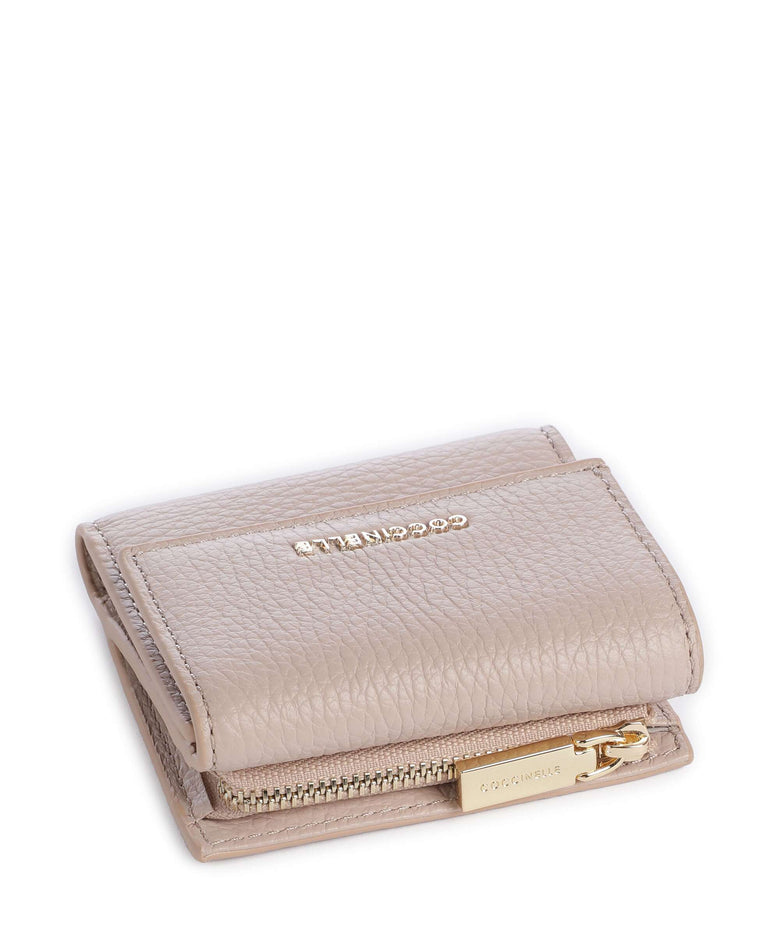 Coccinelle Metallic Soft Wallet rosette