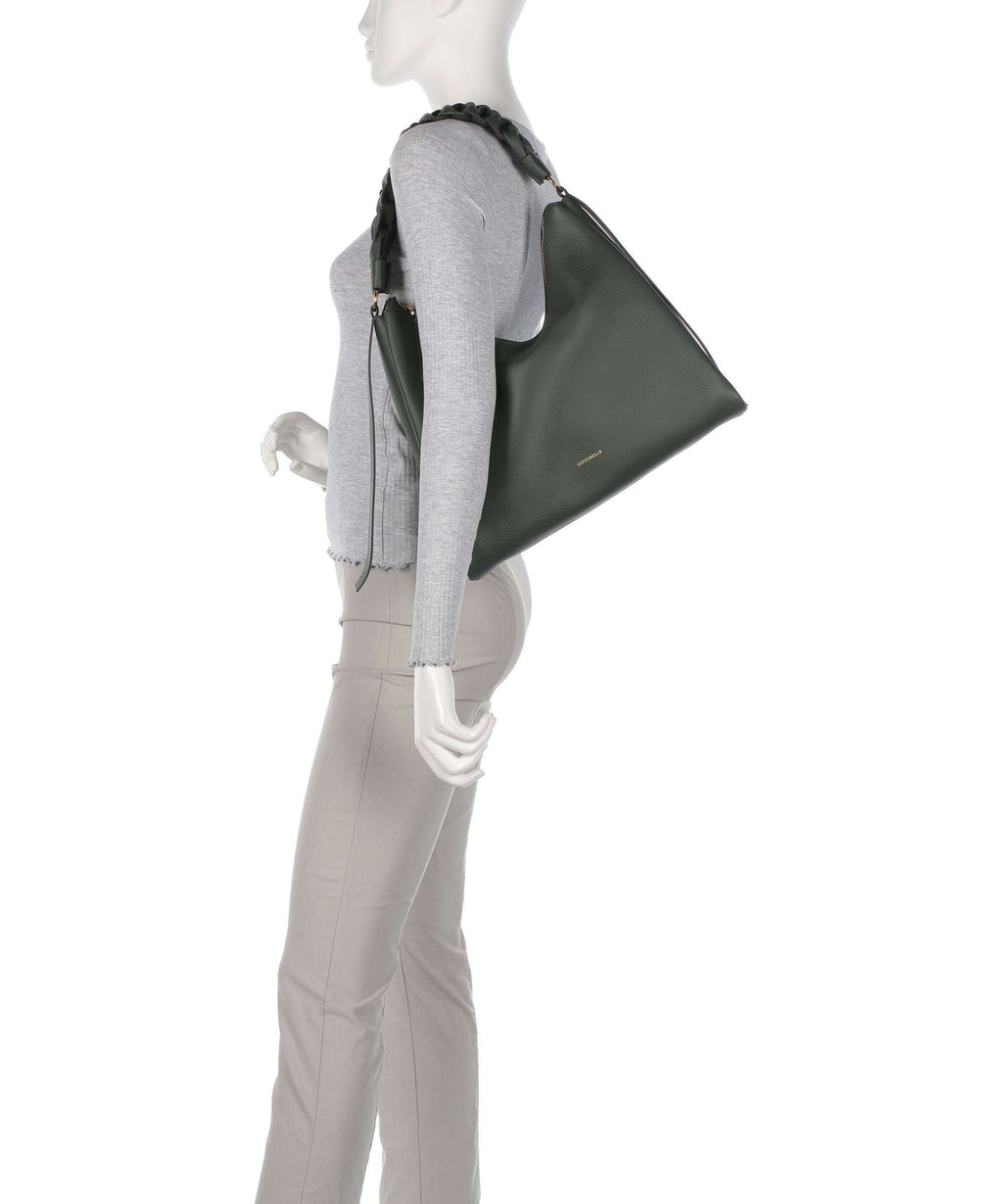 Coccinelle Boheme Grana Double Hobo bag alga/guacamole