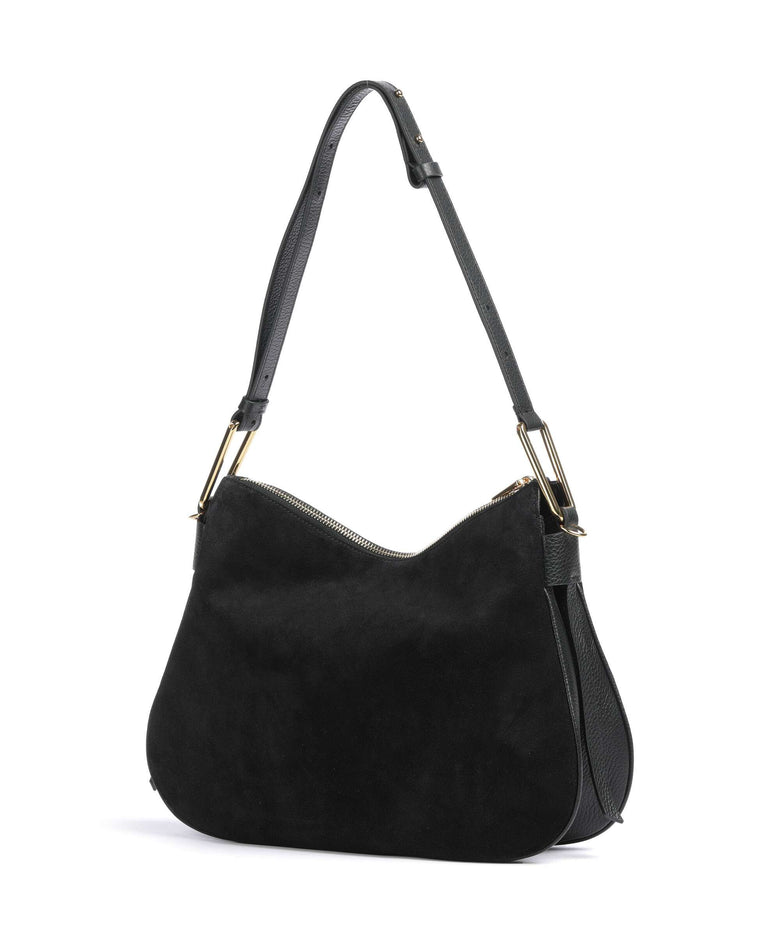 Coccinelle Magie Suede Hobo bag noir