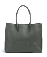 Coccinelle Myrtha Maxi Logo Cabas alga