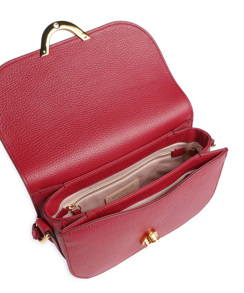 Coccinelle Dew Crossbody bag sangria