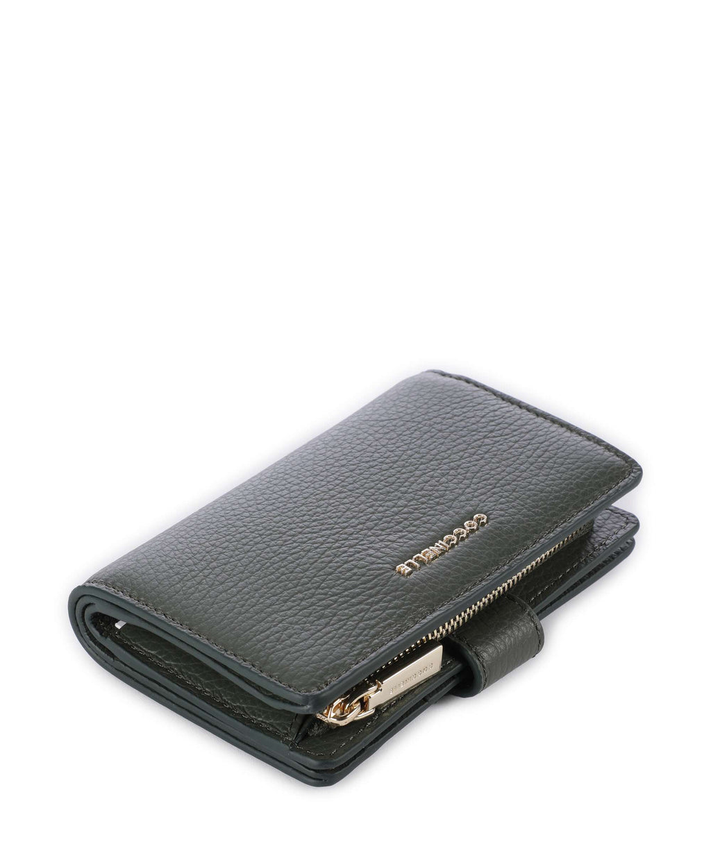 Coccinelle Metallic Soft Wallet alga