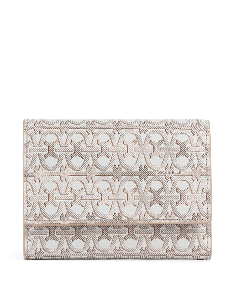 Coccinelle Metallic Monogram Wallet multicolour/blanco/rosette