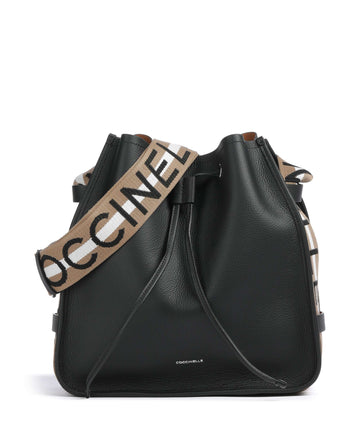 Coccinelle Raquel Sac seau noir/cuir