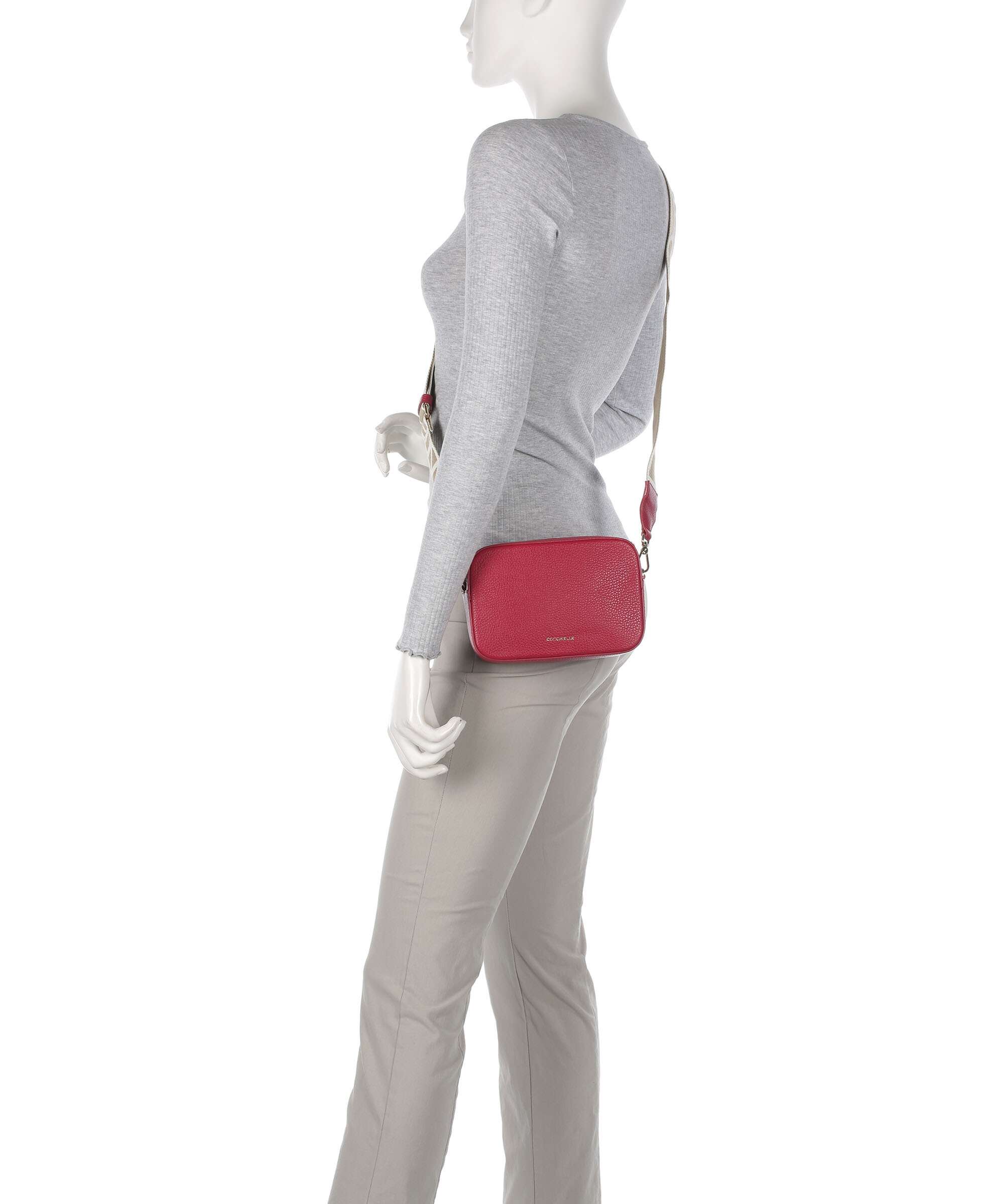 Coccinelle Tebe Crossbody bag sangria