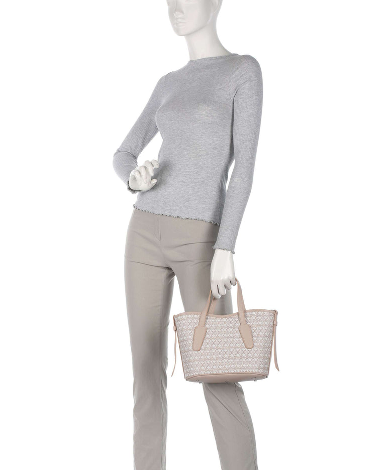 Coccinelle Never Without Bag Monogram Handbag multicolour/blanco/rosette