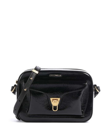 Coccinelle Beat Shiny Wrinkled Sac bandoulière noir