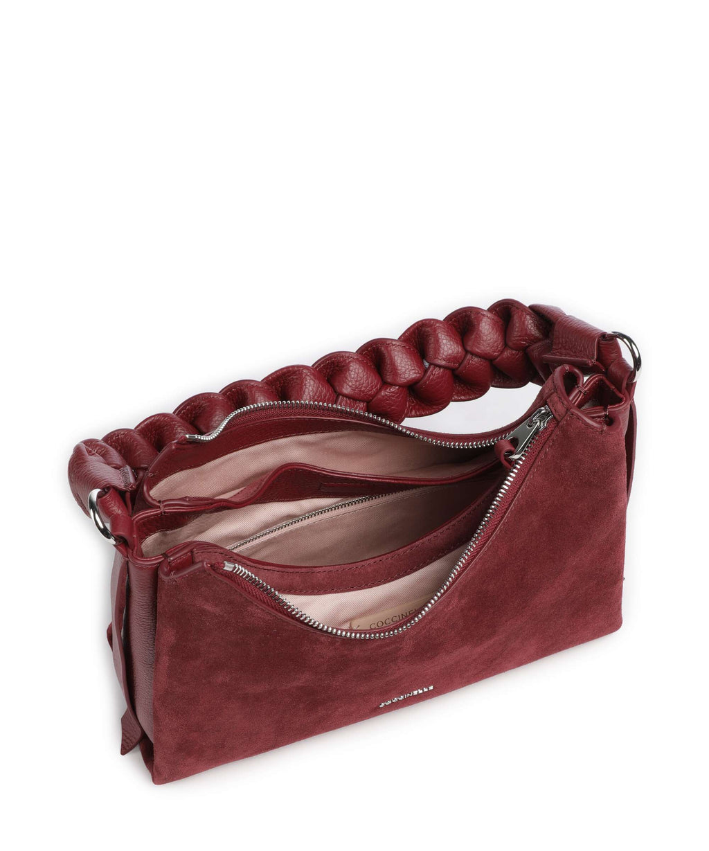 Coccinelle Boheme Suede Shoulder bag ribes