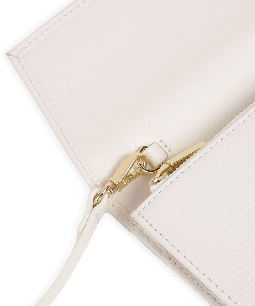 Coccinelle Metallic Soft Wallet blanco