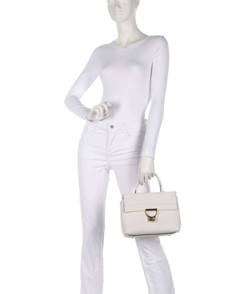 Coccinelle Arlettis Signature Handbag blanco