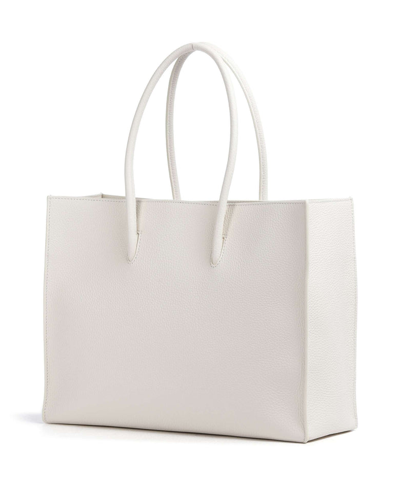Coccinelle Myrtha Maxi Logo Tote bag blanco