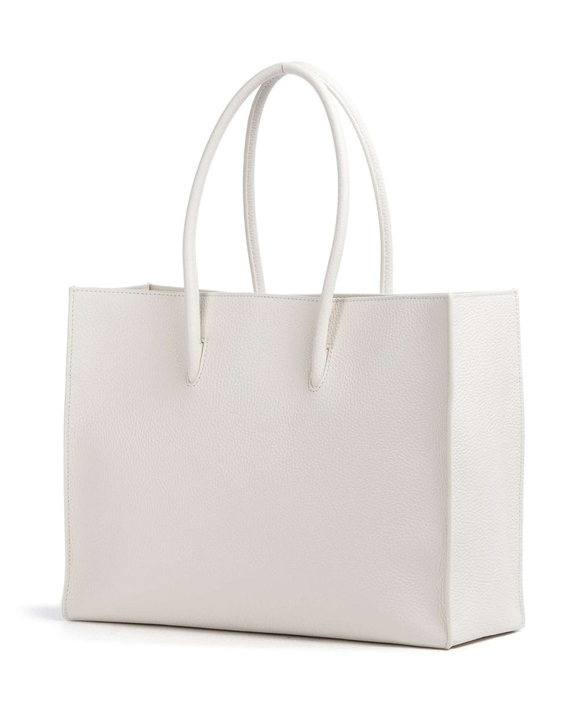 Coccinelle Myrtha Maxi Logo Tote bag blanco