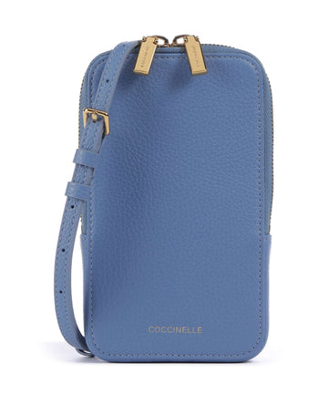Coccinelle Flor Pochette telephone azul