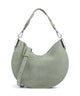 Coccinelle Sunup Suede Hobo bag greenery