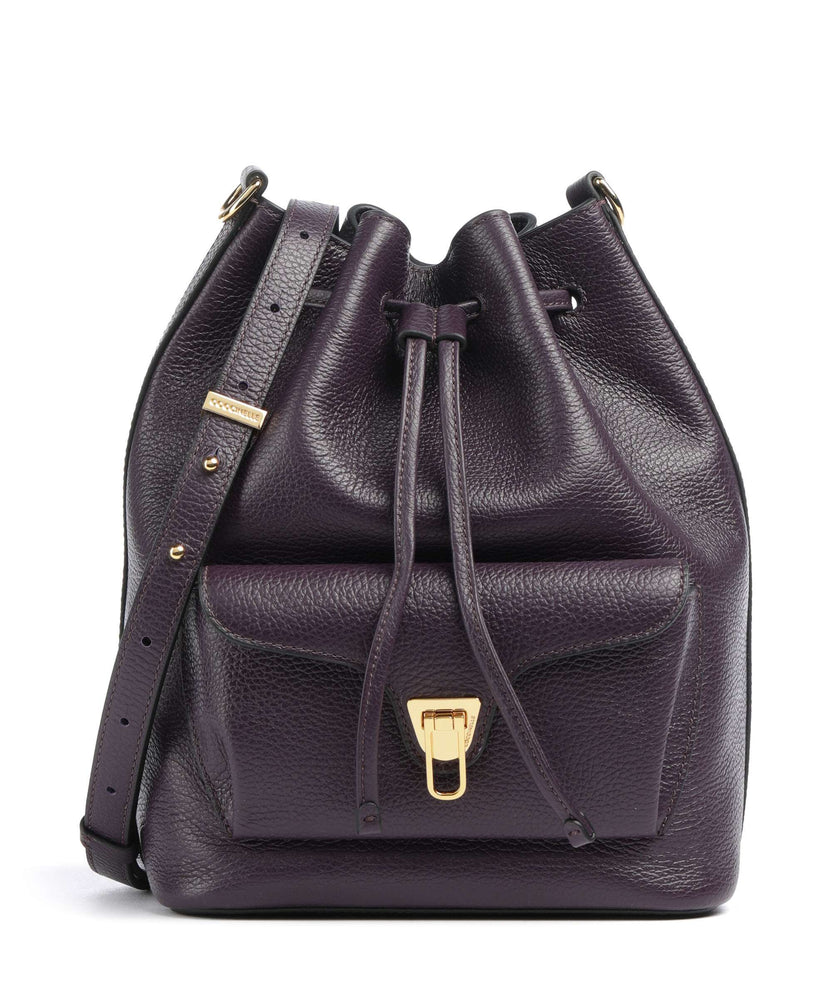 Coccinelle Beat Generation Bucket bag prune