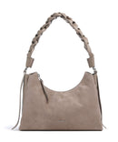 Coccinelle Boheme Suede Sac porté épaule warm taupe
