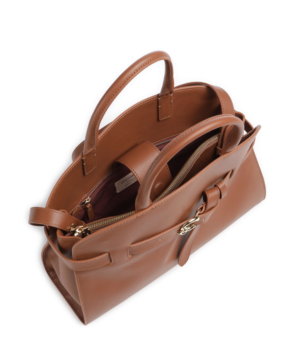 Coccinelle Sabine Handbag cognac