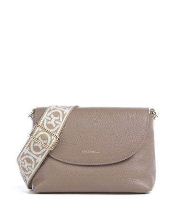 Coccinelle Paulina Sac bandoulière warm taupe