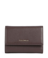 Coccinelle Metallic Soft Portefeuille brunette