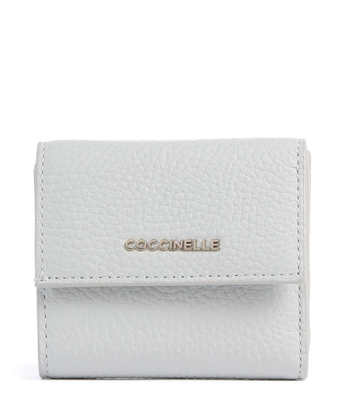 Coccinelle Metallic Soft Wallet snow