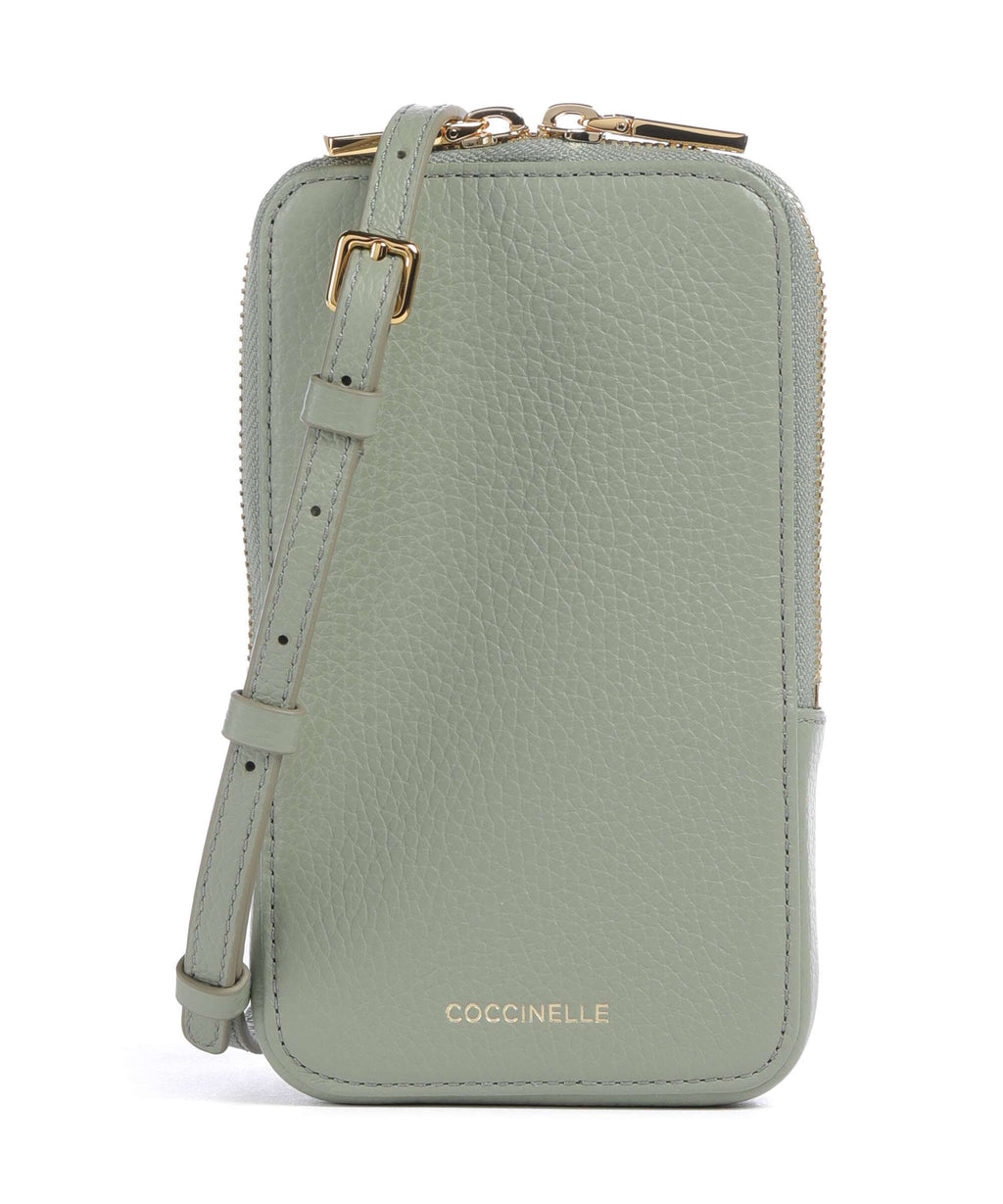 Coccinelle Flor Phone bag greenery