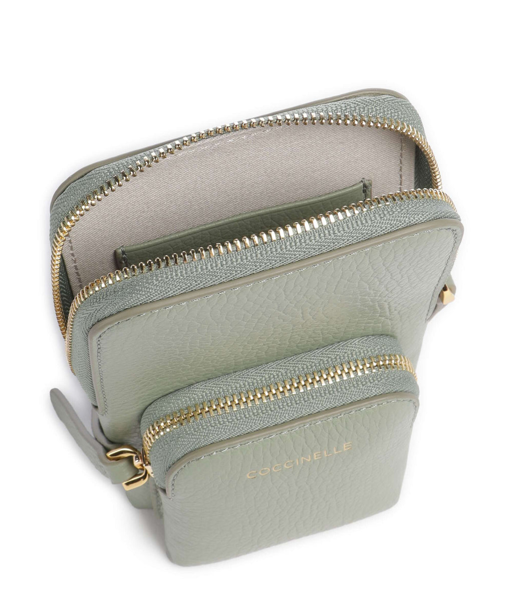 Coccinelle Pixie Phone bag greenery