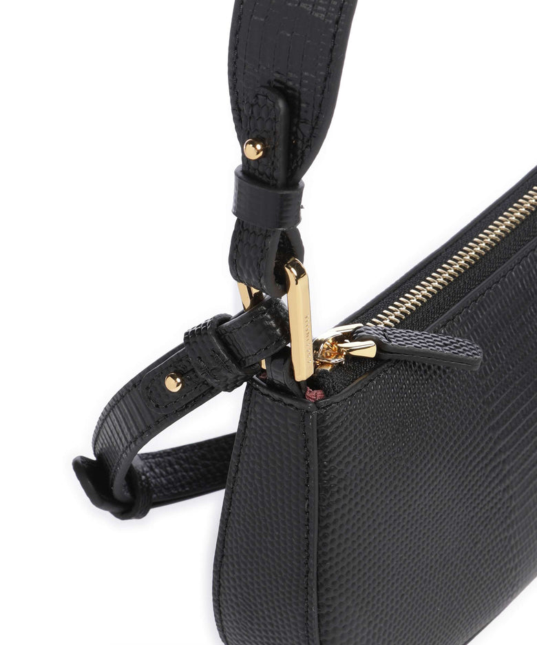 Coccinelle Merveille Lizard Shoulder bag noir