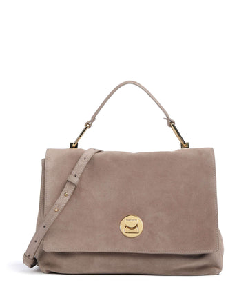Coccinelle Liya Suede Sac à main warm taupe