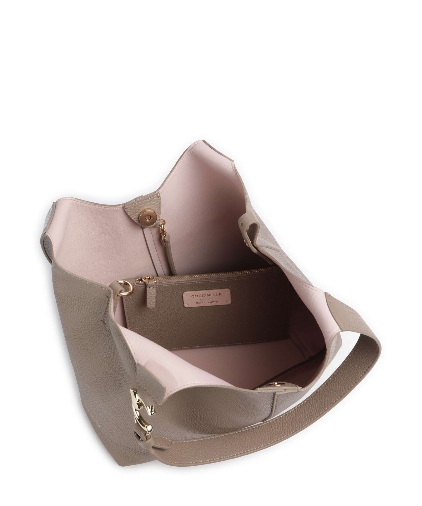 Coccinelle C-Easy Hobo bag warm taupe