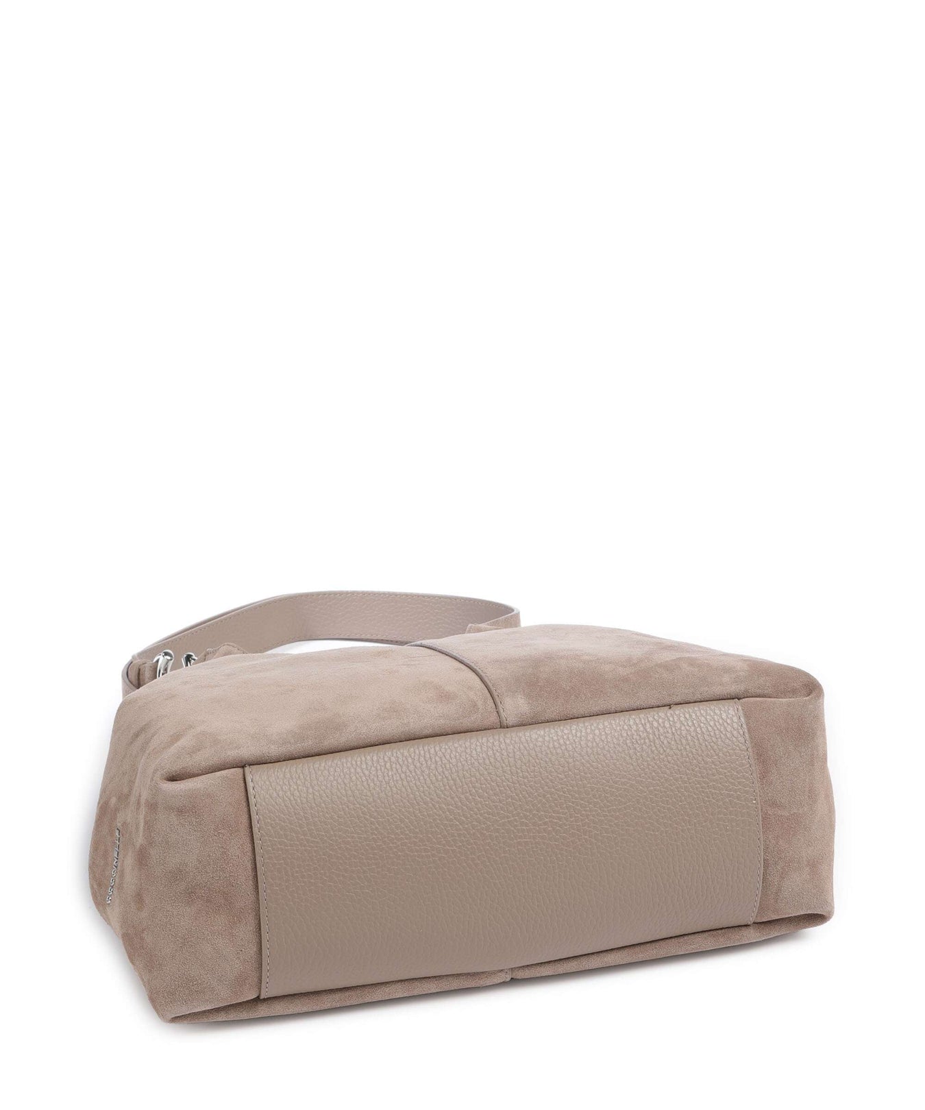 Coccinelle C-Easy Suede Hobo bag warm taupe